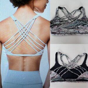 Lululemon  *  athletic  Free to Be Summer sport bra Multi Color   S 6